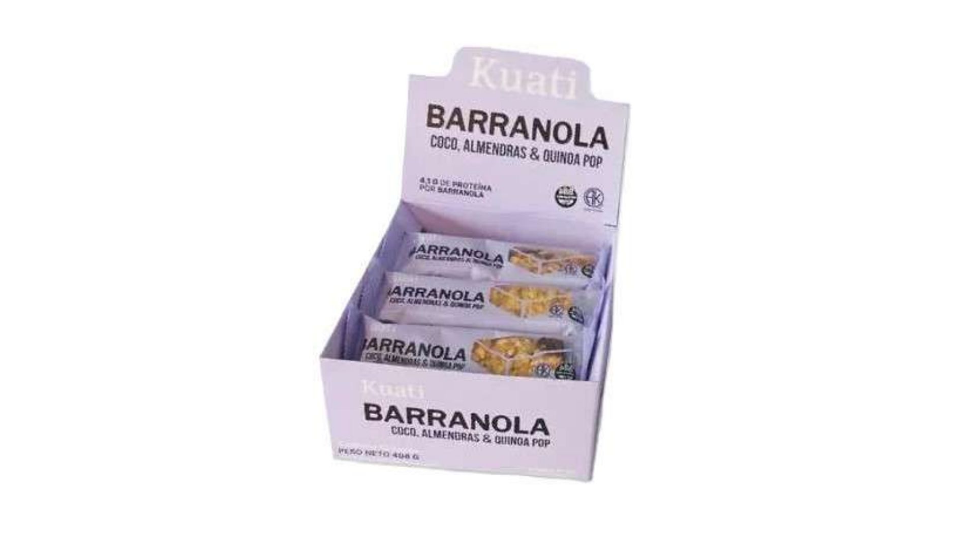 KUATI BARRANOLA COCO Y QUINOA POP 12 UNID