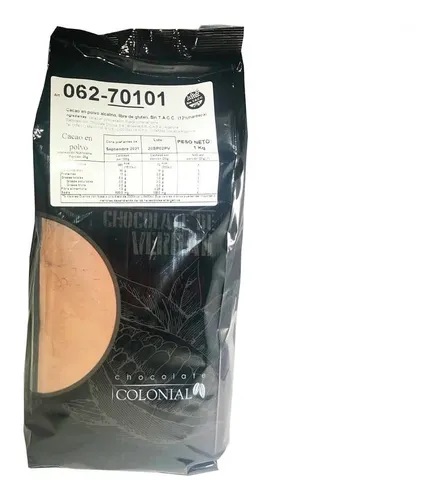 CHOC. COLONIAL CACAO ALCALINO 1 KG