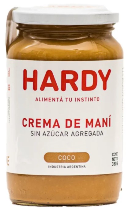 HARDY CREMA DE MANI COCO 380 GRS