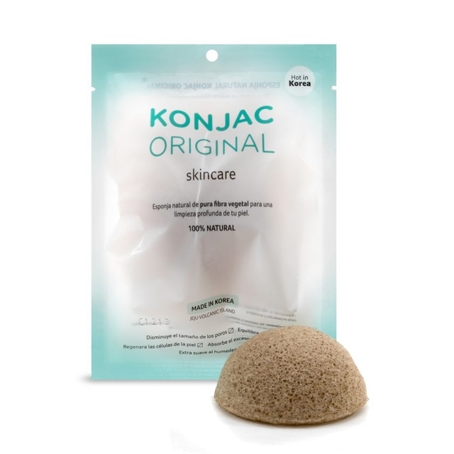 KONJAC ESPONJA FACIAL ARCILLA VERDE