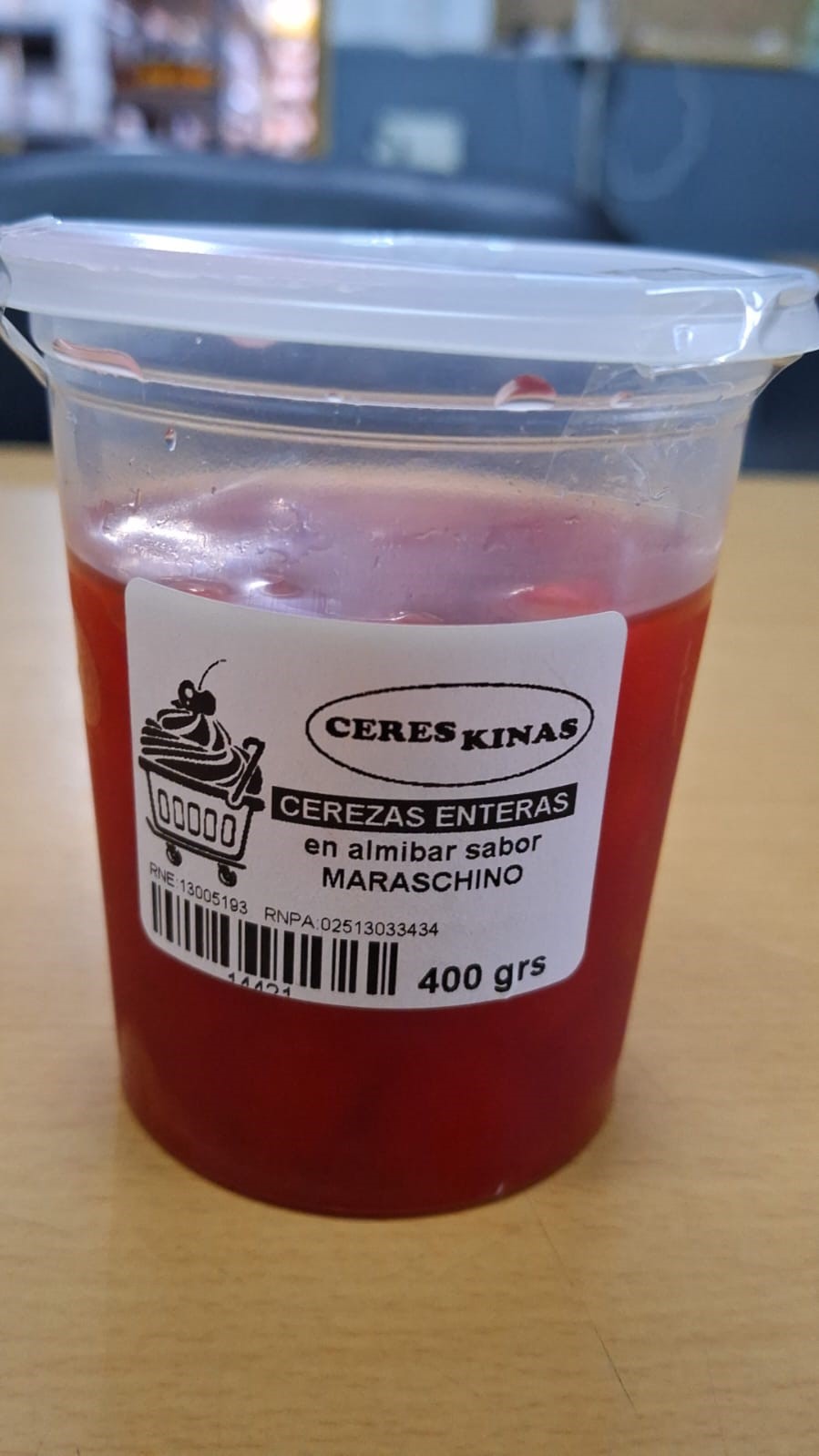 MUNDO PANADERO CEREZAS AL MARASCHINO 400 GRS