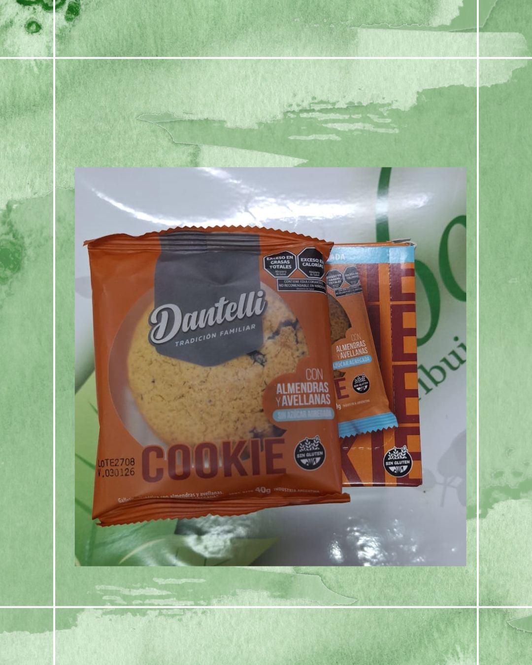 DANTELLI COOKIE ALMENDRA Y AVELLANA 5 UNID