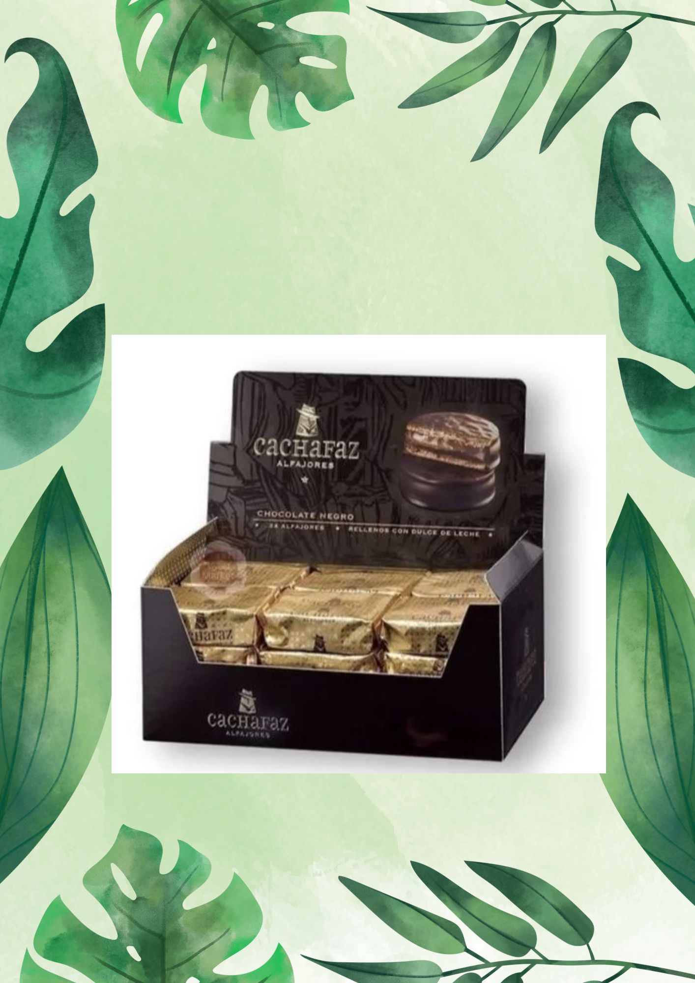 CACHAFAZ ALFAJOR MINI NEGRO 24 UNID