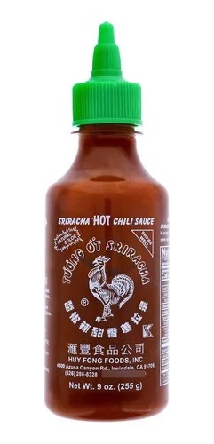 HUY FONG FOODS SRIRACHA CHILI SAUCE 255 GRS