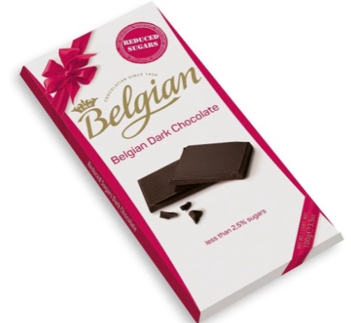 BELGIAN CHOCOLATE AMARGO RED AZUC 100 GRS