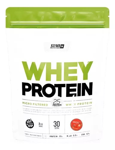 STAR NUTRITION WHEY PROTEIN STRAWEBERRY 2 LB DOYPACK