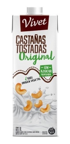 VIVET LECHE CAST DE CAJU ORIG 1 LT