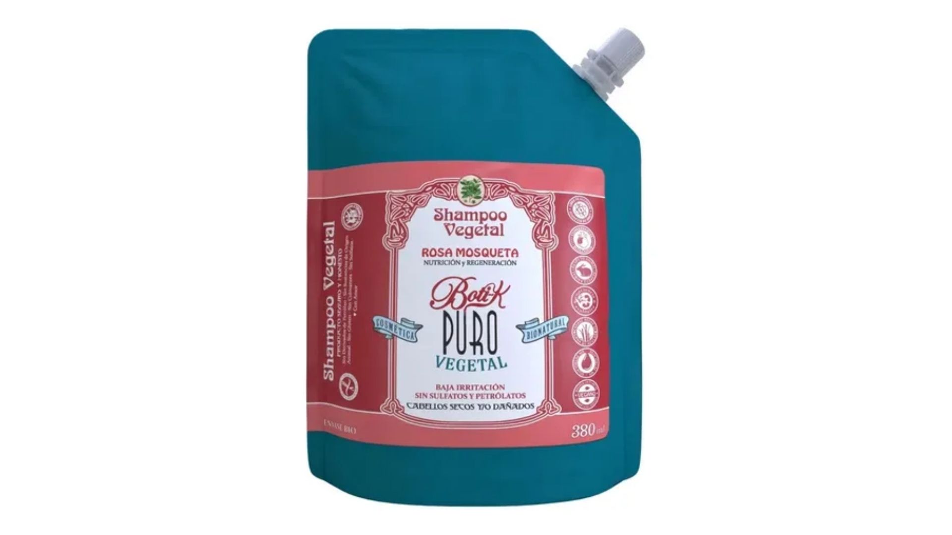 BOTI-K SACHET SHAMPOO ROSA MOSQUETA 380 ML