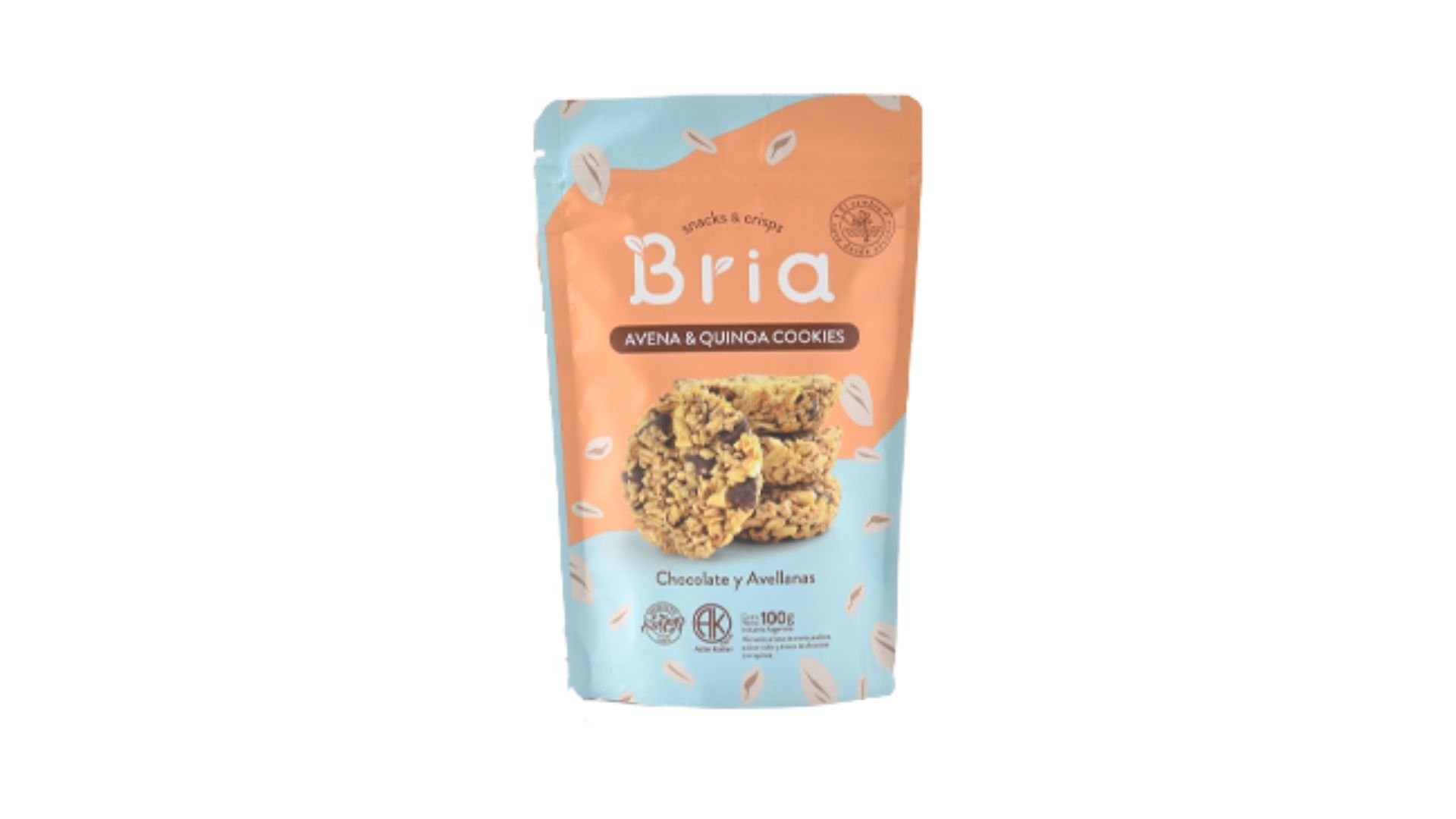 BRIA SNACK CHOCOLATE Y AVELLANAS 100 GRS