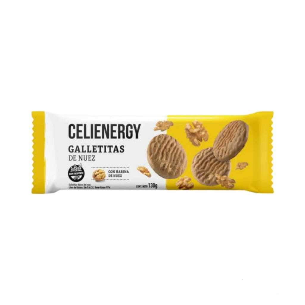 CELIENERGY GALLETITAS DE NUEZ 130 GRS