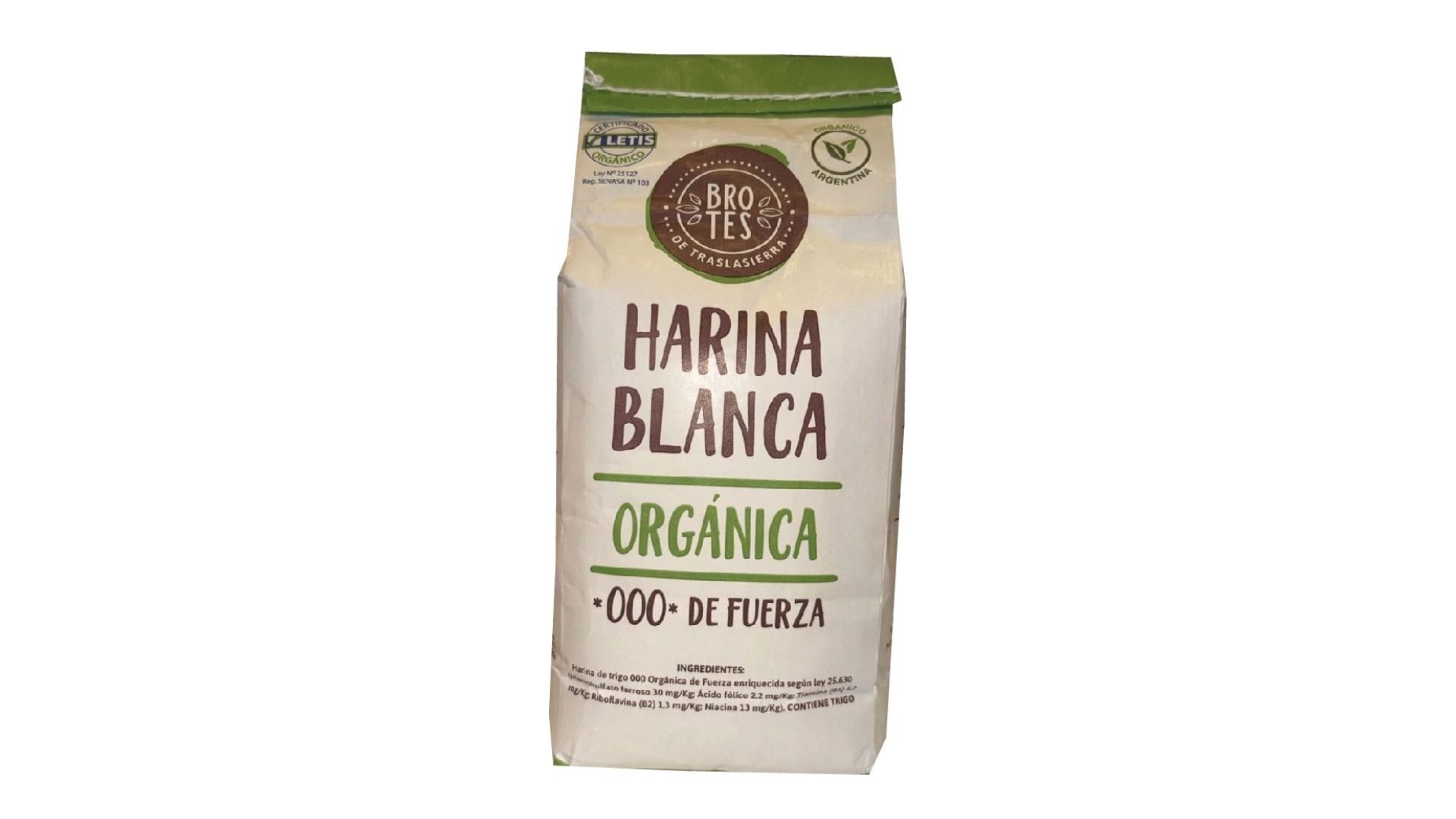 BROTES TRASLASIERRA HARINA BLANCA ORG 000 1 KG
