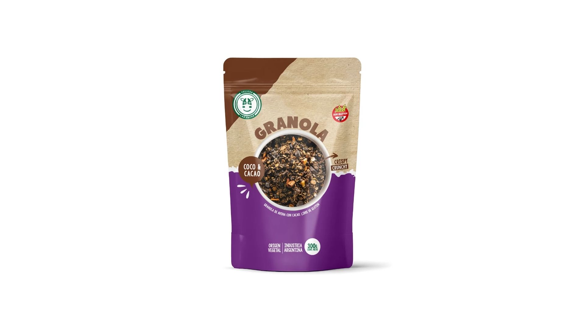 FELICES LAS VACAS GRANOLA COCO & CACAO 300 GRS