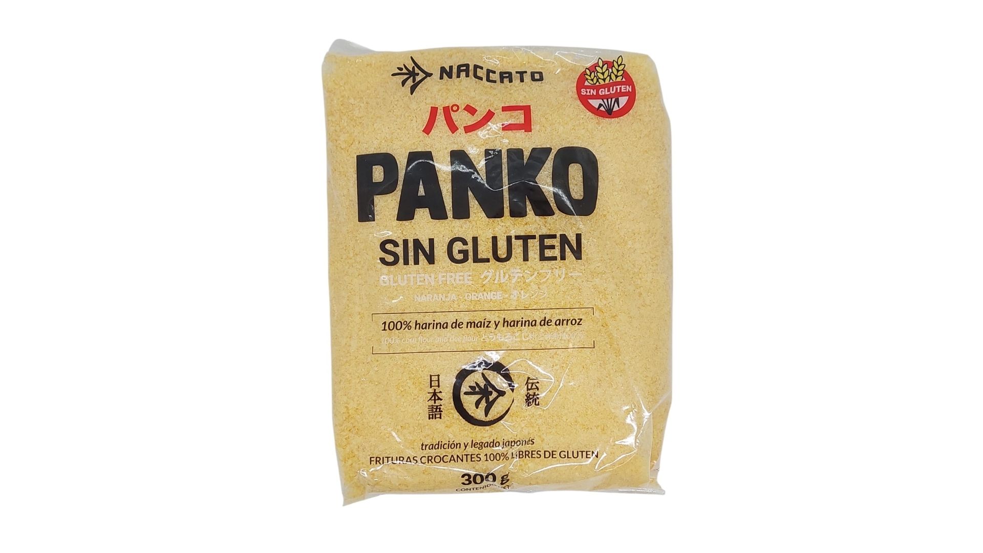 NACCATO PANKO NARANJA SIN TACC 300 GRS
