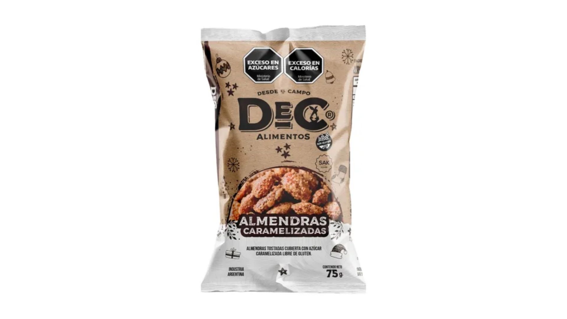 DEC ALMENDRAS CARAMELIZADAS 75 GRS