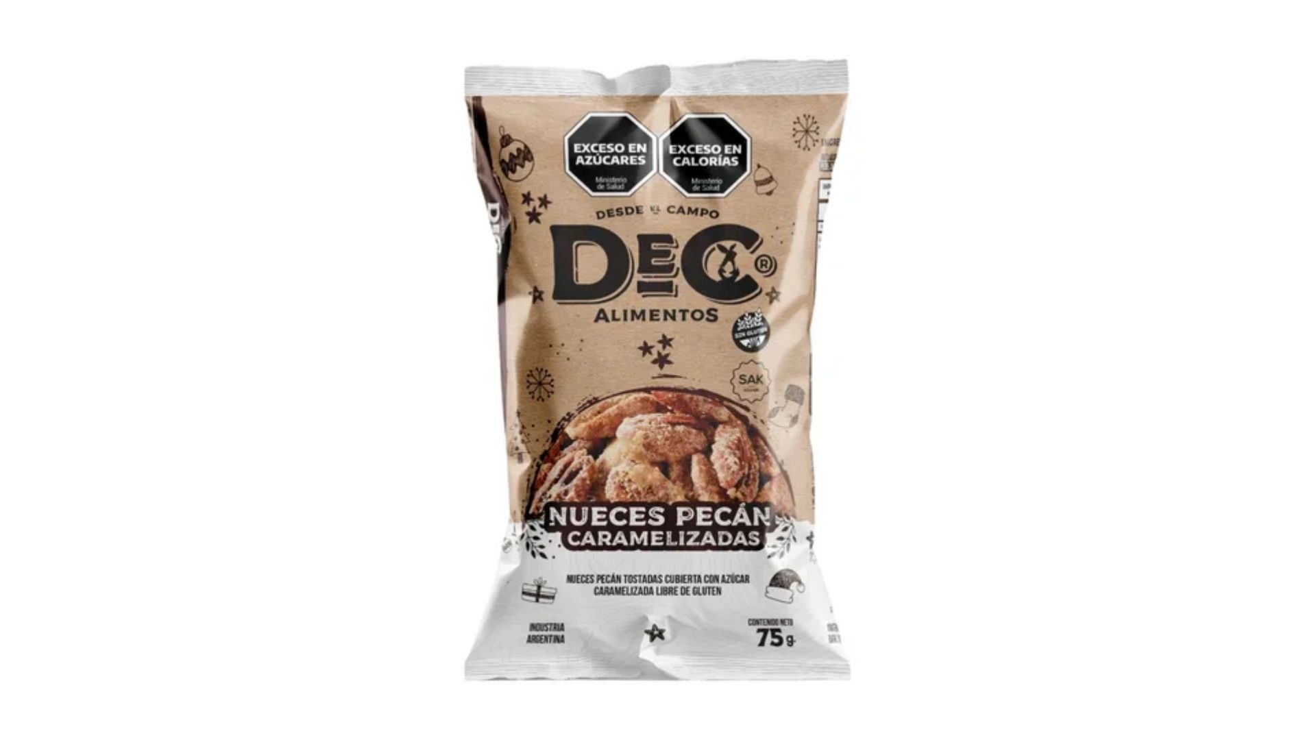 DEC NUECES PECAN CARAMELIZADAS 75 GRS