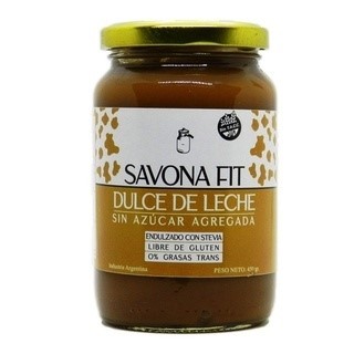 SAVONA FIT DULCE DE LECHE S/A 450 GRS