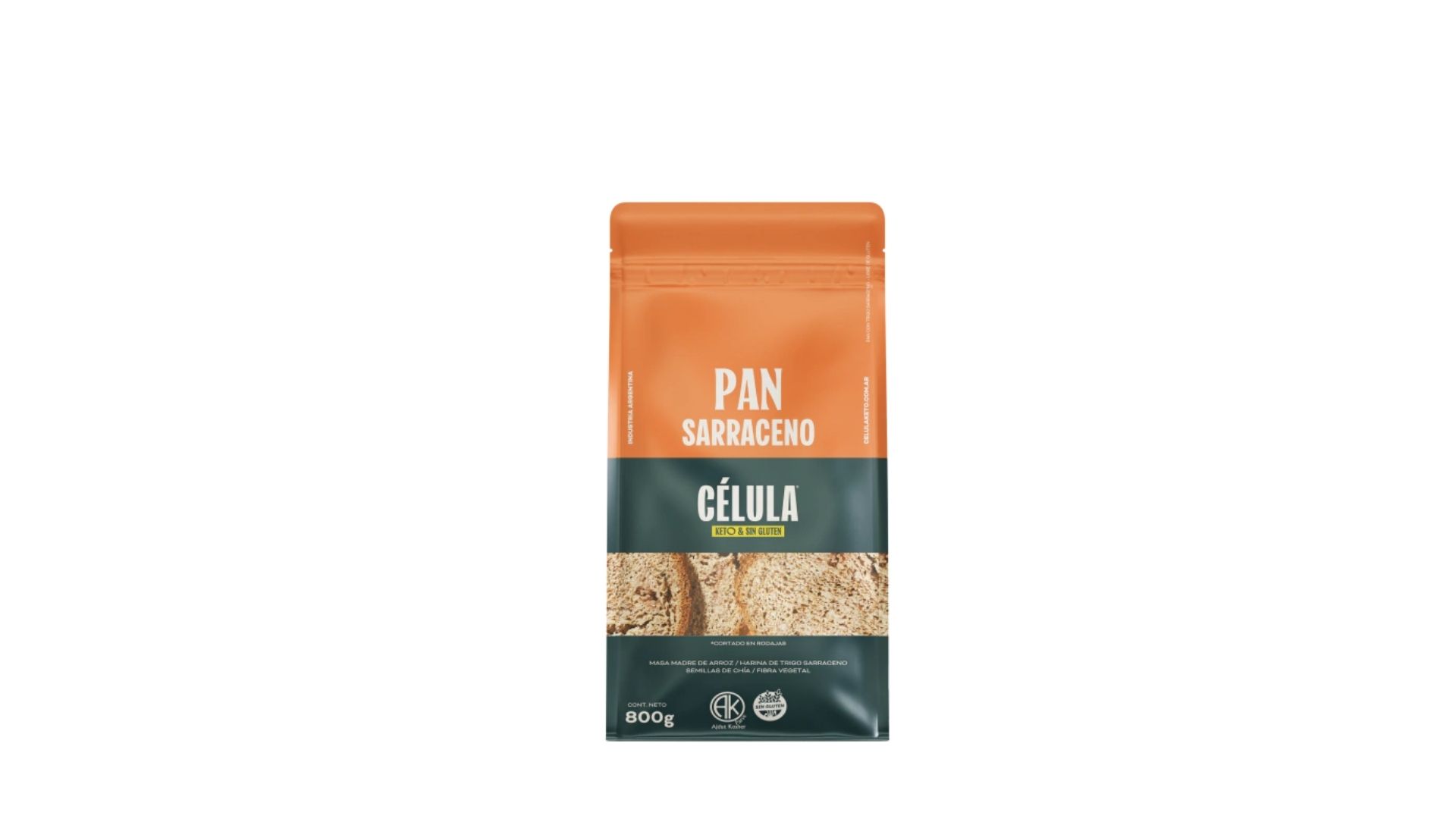 CELULA PAN SARRACENO 800 GRS