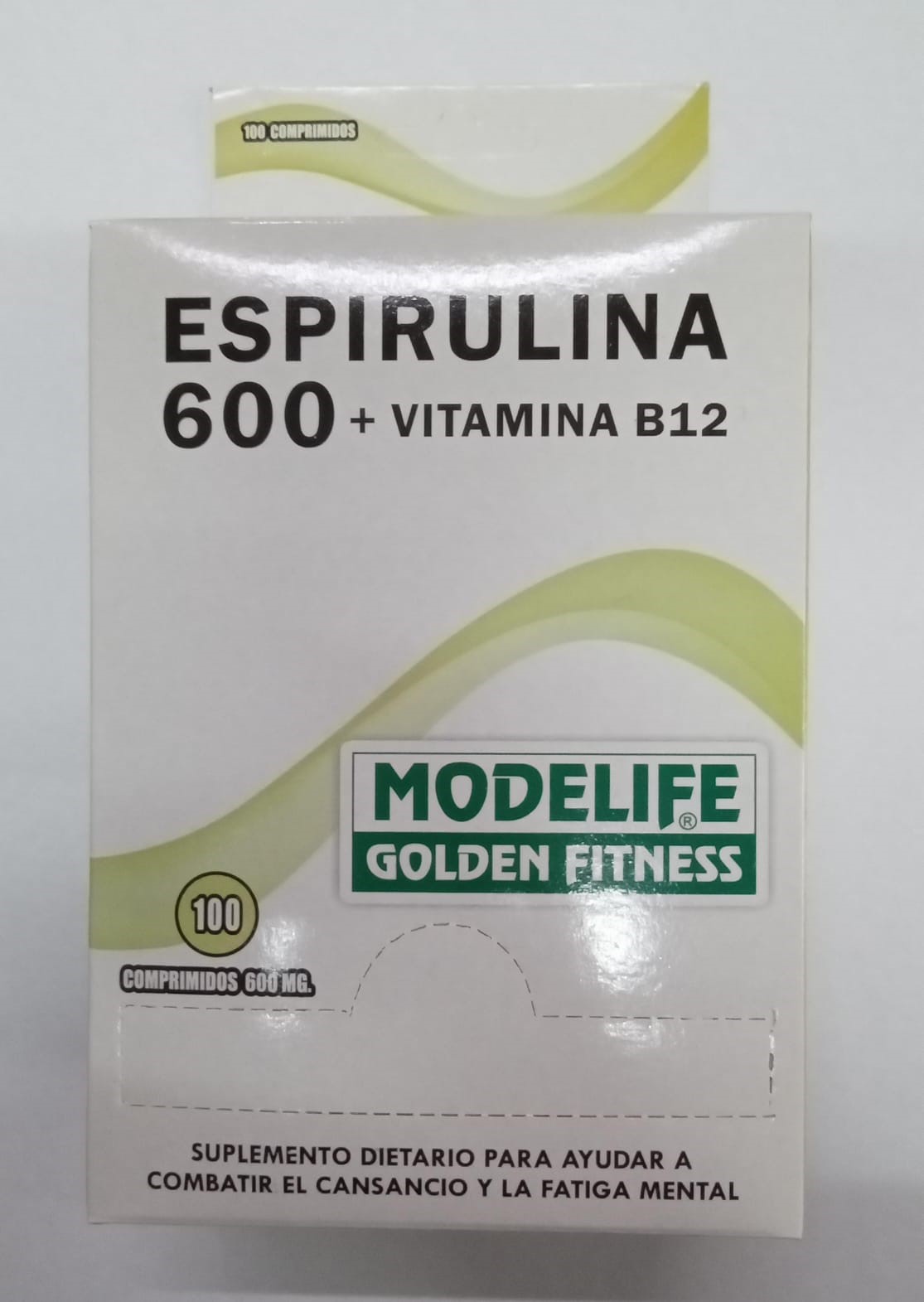MODELIFE ESPIRULINA 600 100 COMP