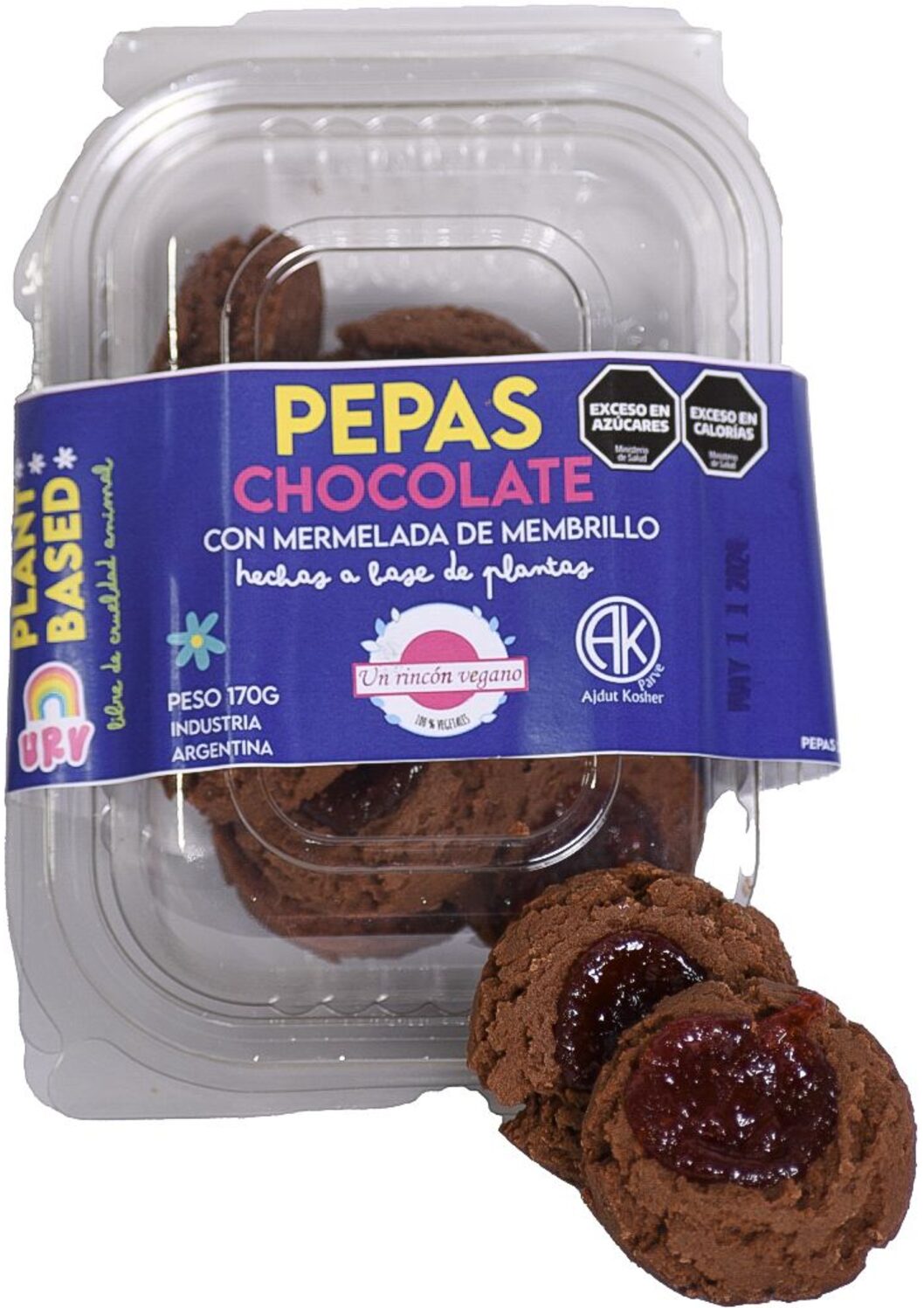 UN RINCON VEGANO PEPAS CHOCOLATE 170 GRS