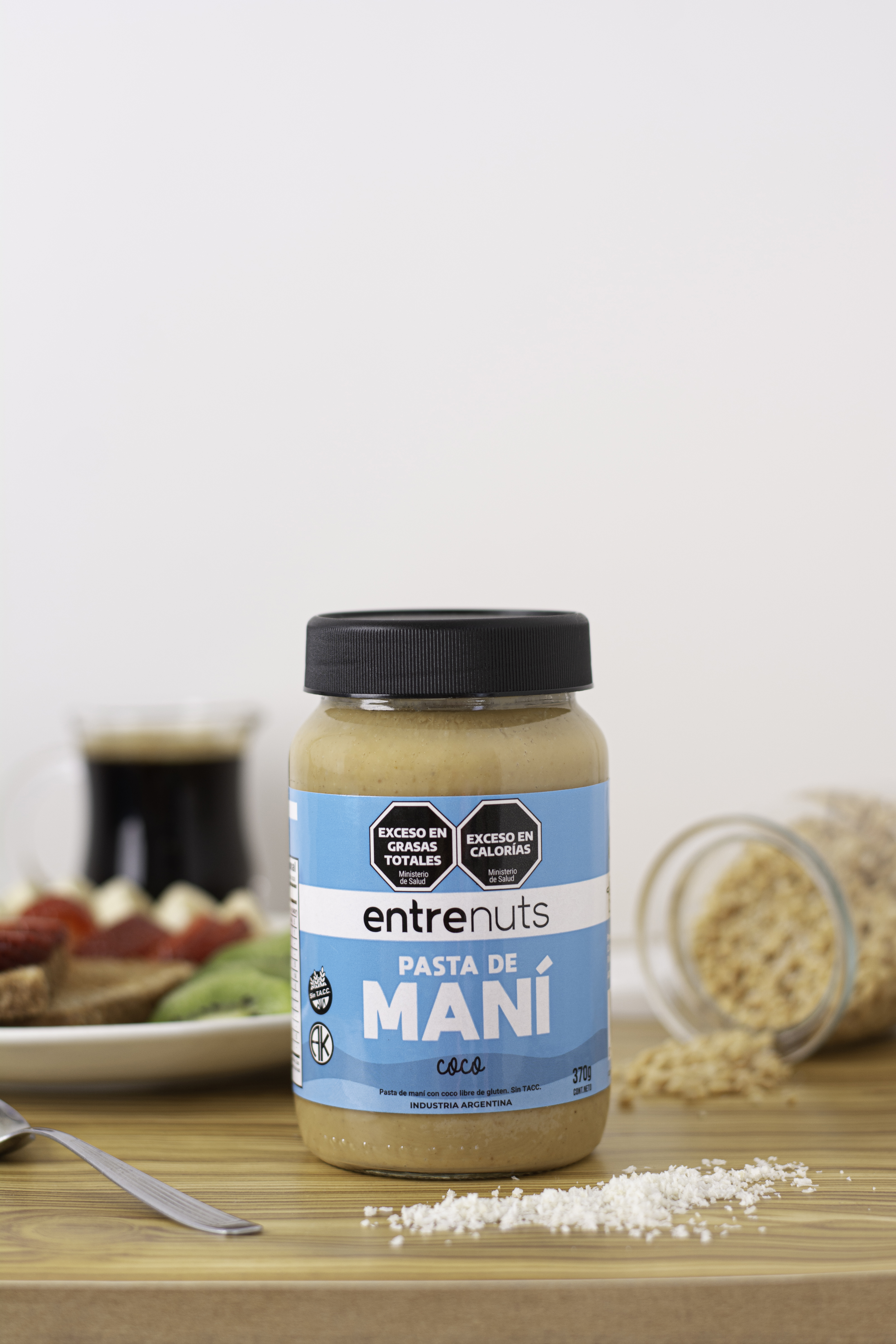 ENTRENUTS PASTA DE MANI COCO 370 GRS