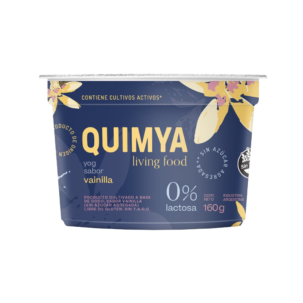 QUIMYA YOGUR VAINILLA SIN AZUCAR 160 GRS