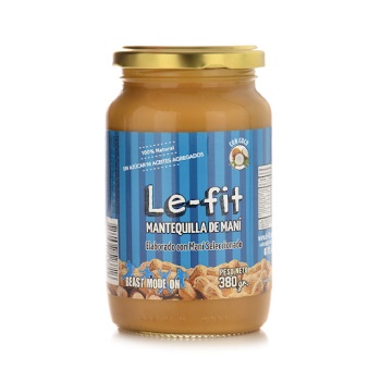 LE-FIT MANTEQUILLA DE MANI COCO 380 GRS
