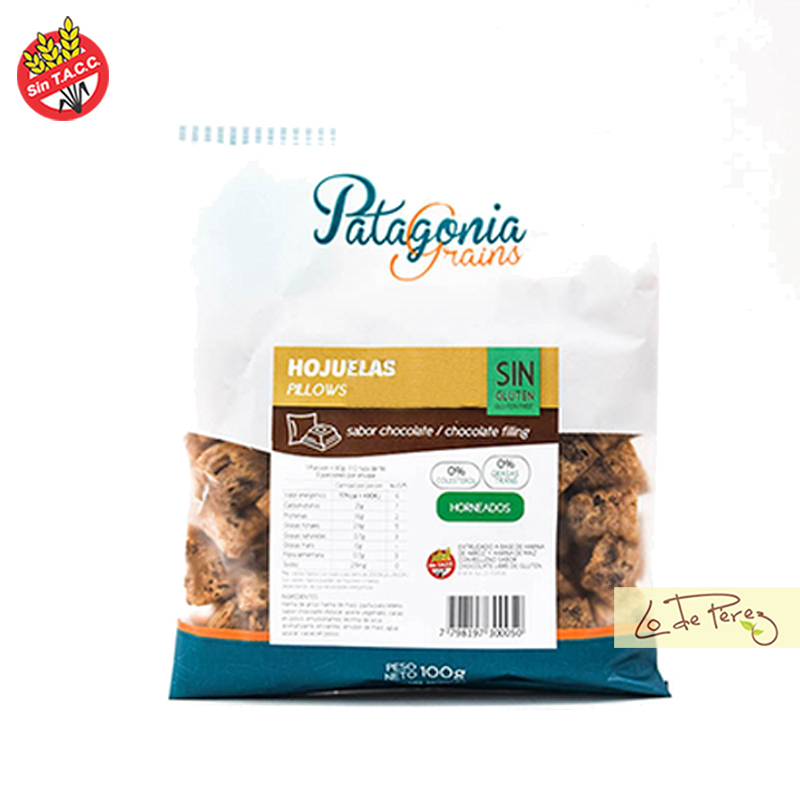 Pat. Grains ALMOHADILLAS CHOCOLATE S/A 100 grs
