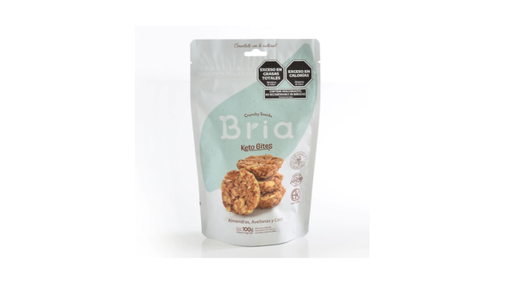 BRIA KETO BITES ALMENDRAS, AVELLANAS Y CACAO 100 GRS