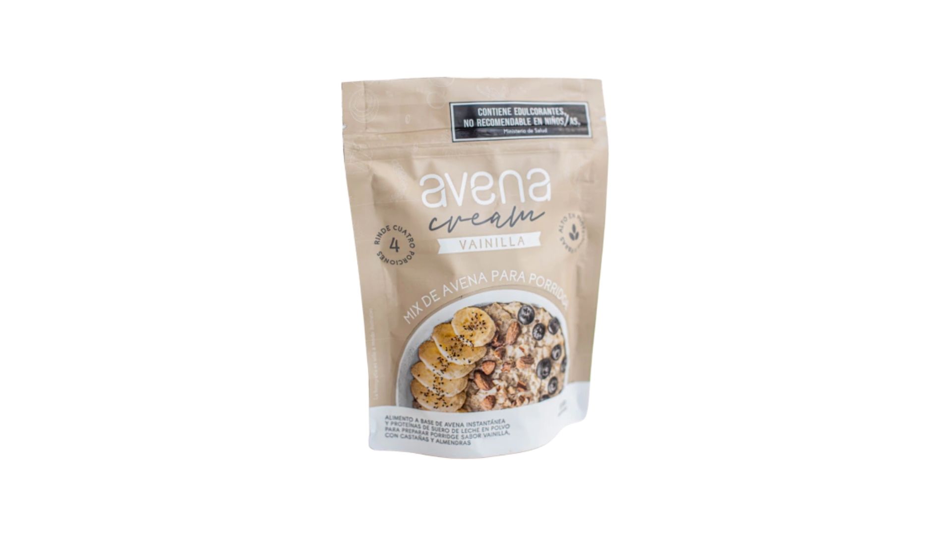 ONE TWO AVENA CREAM VAINILLA 200 GRS