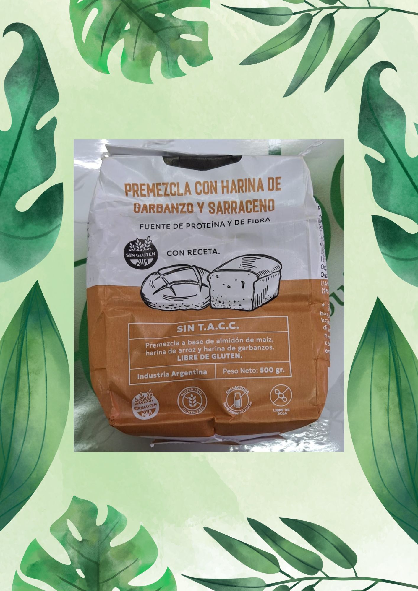 NUTRIZIO PREMEZCLA GARBANZO 500 GRS