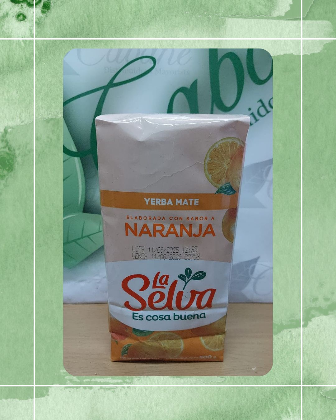 LA SELVA YERBA MATE NARANJA 500 GRS
