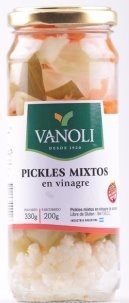 VANOLI PICKLES MIXTOS 330 GRS