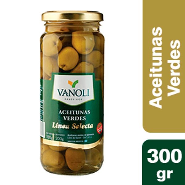 VANOLI ACEITUNA VERDE SELECTA 300 GRS