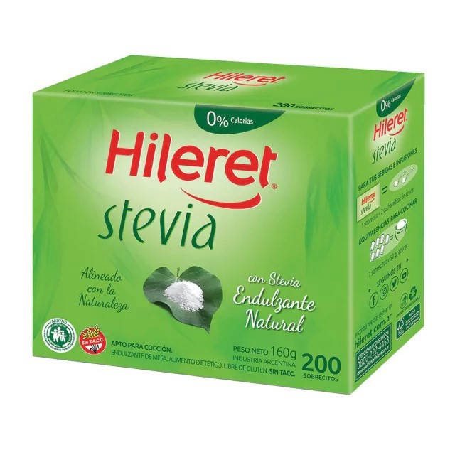 HILERET STEVIA 200 SOB