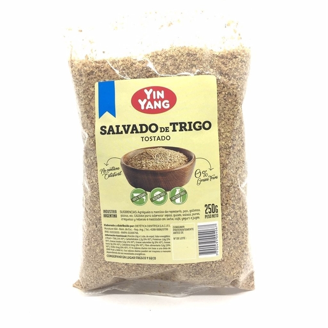 Yin Yang SALVADO DE TRIGO TOSTADO 250 grs