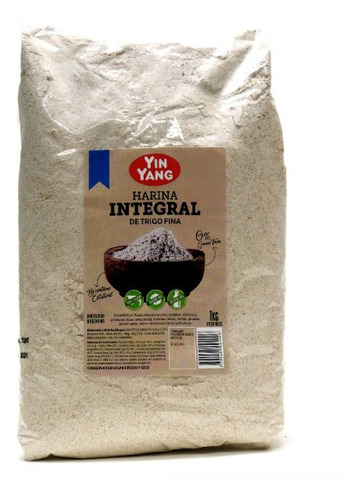 YIN YANG HARINA INTEGRAL FINA 1 KG