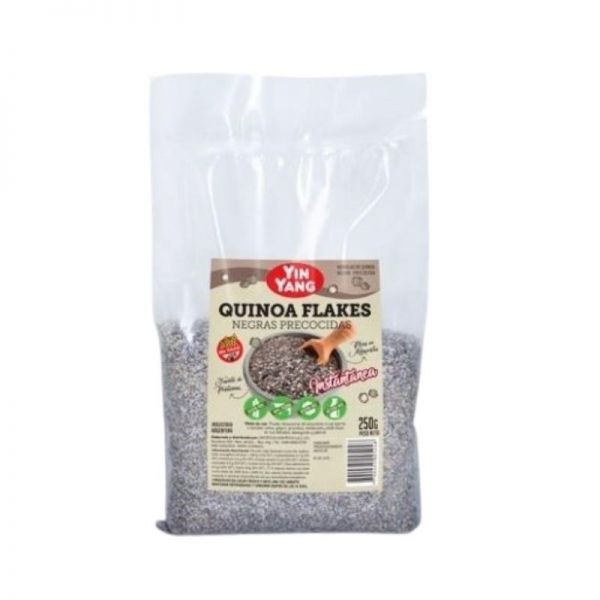 YIN YANG QUINOA HOJUELA NEGRA 250 GRS