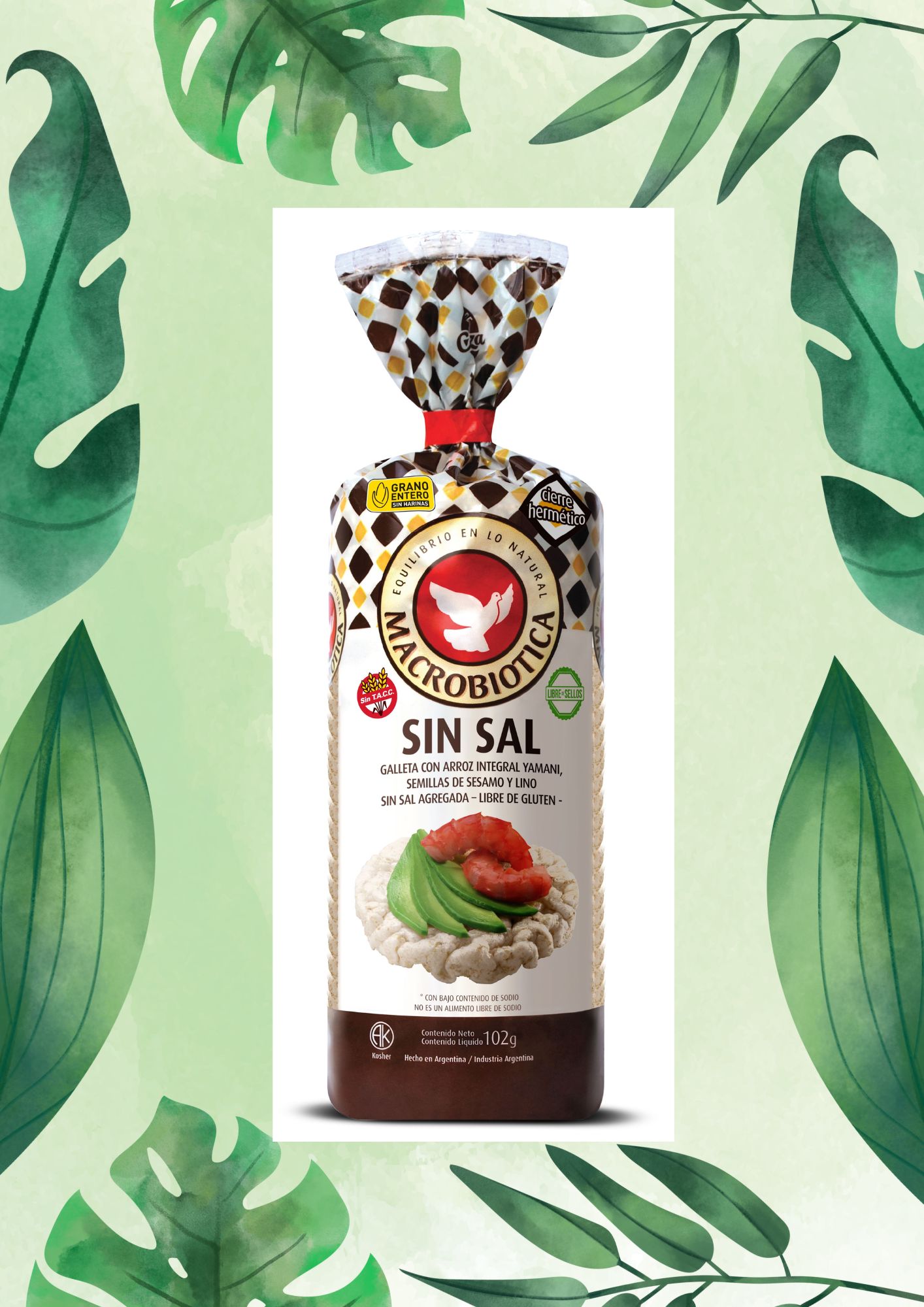 Cerealko MACROBIOTICAS SIN SAL 102 grs