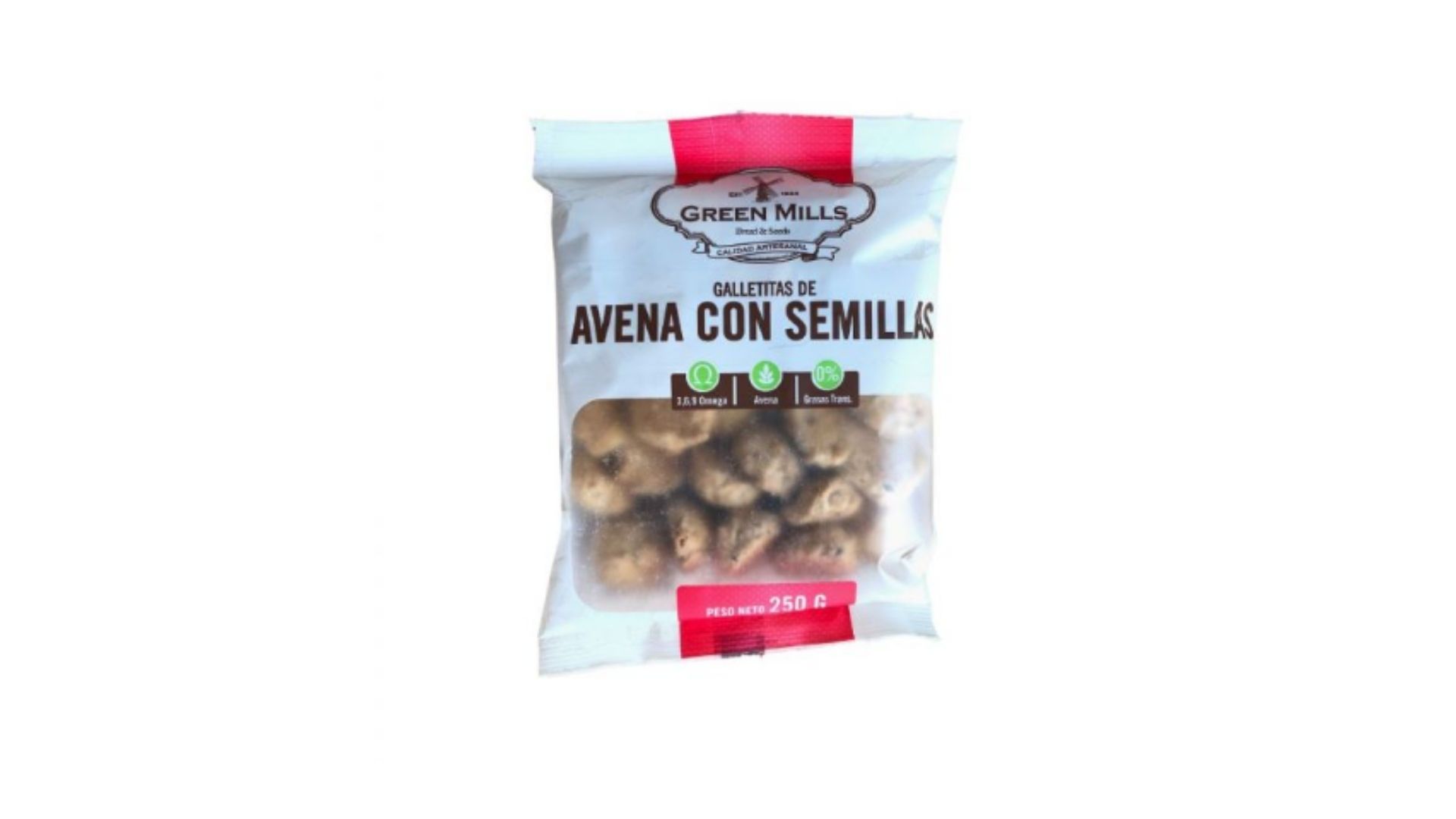 MOLENS GALLETITAS AVENA CON SEMILLAS 250 GRS