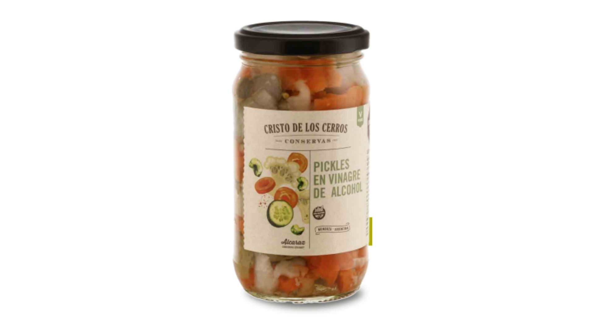 CRISTO DE LOS CERROS PICKLES EN VINAGRE 200 GRS