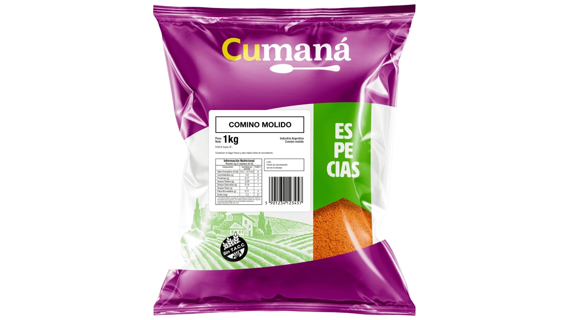 CUMANA COMINO MOLIDO 1 KG