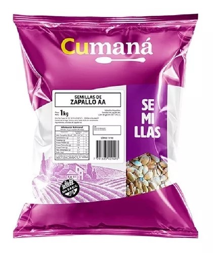CUMANA SEMILLAS DE ZAPALLO 1 KG