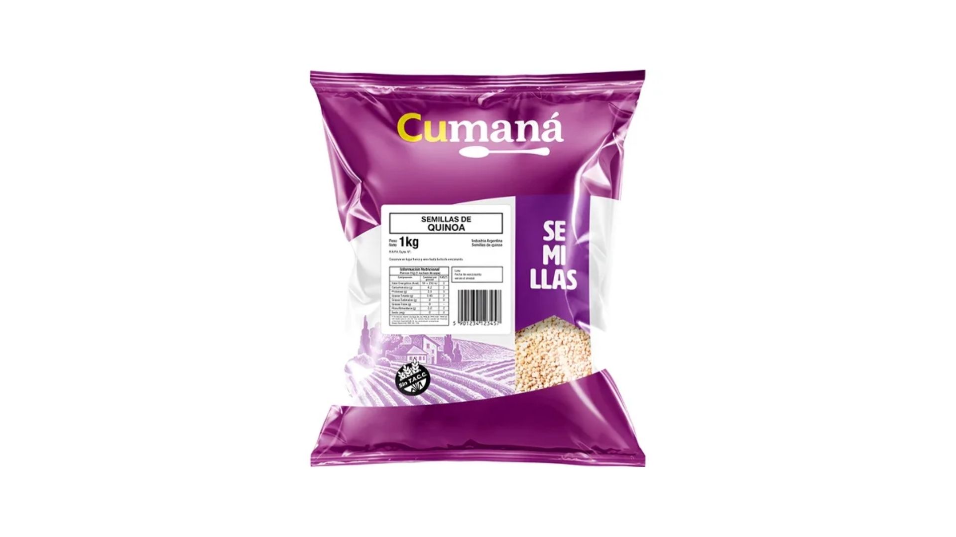 CUMANA SEMILLAS DE QUINOA 1 KG