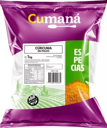 CUMANA CURCUMA EN POLVO 1 KG