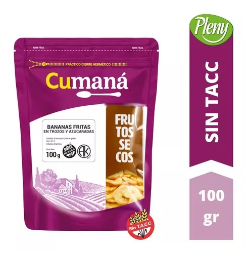CUMANA CHIPS DE BANANA 100 GRS