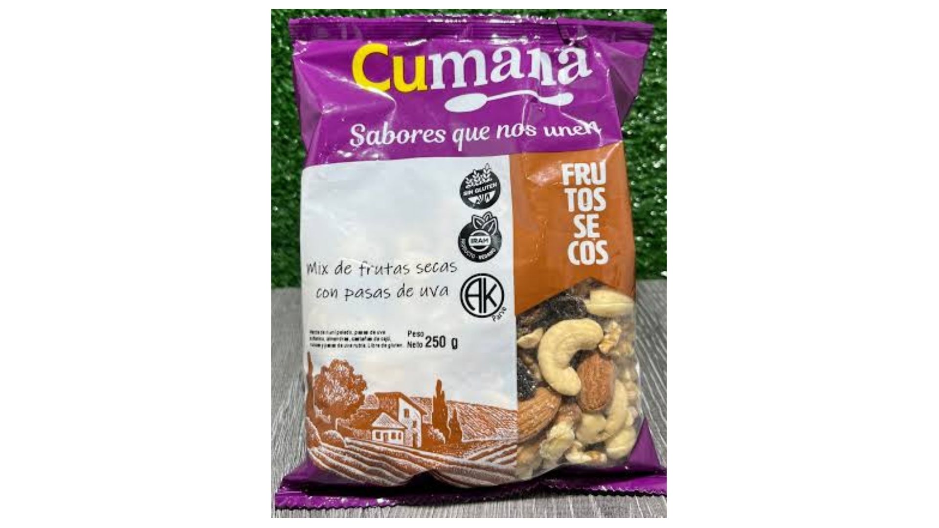 CUMANA MIX FRUTAS SECAS CON PASAS 250 GRS