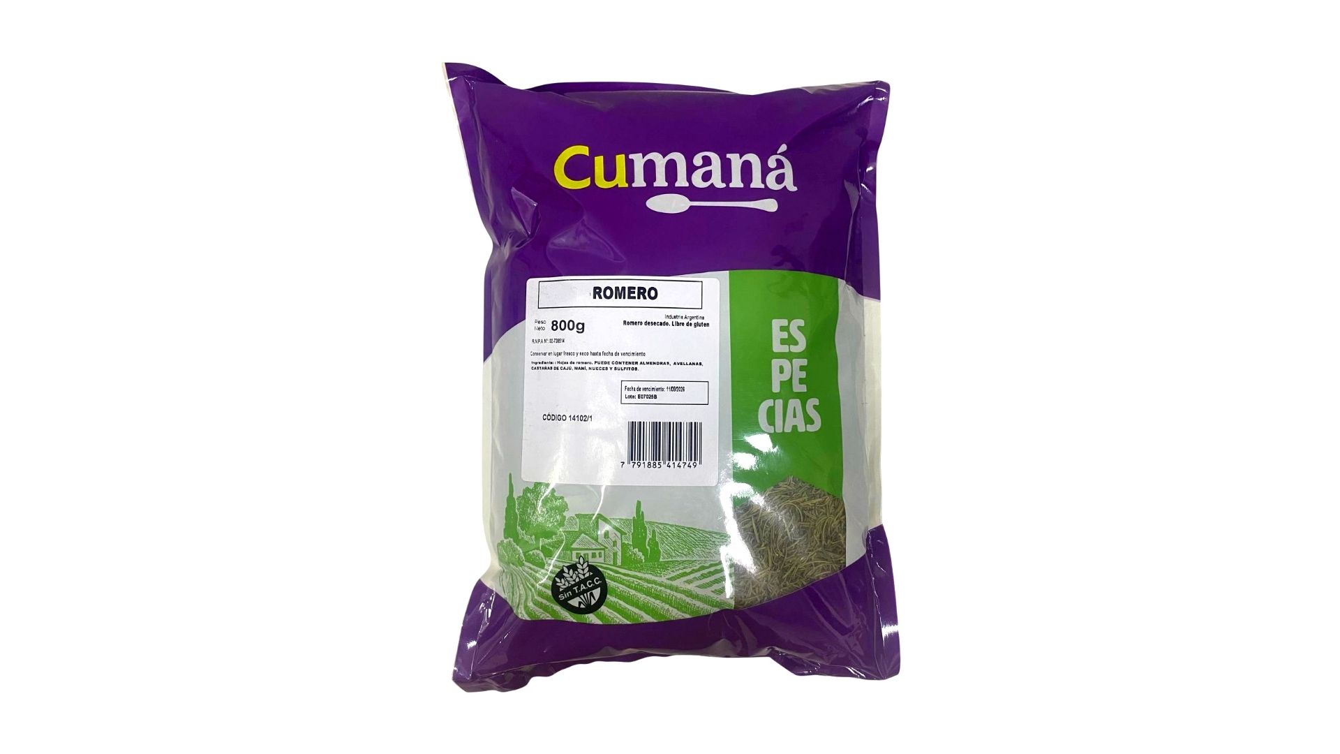 CUMANA ROMERO 800 GRS