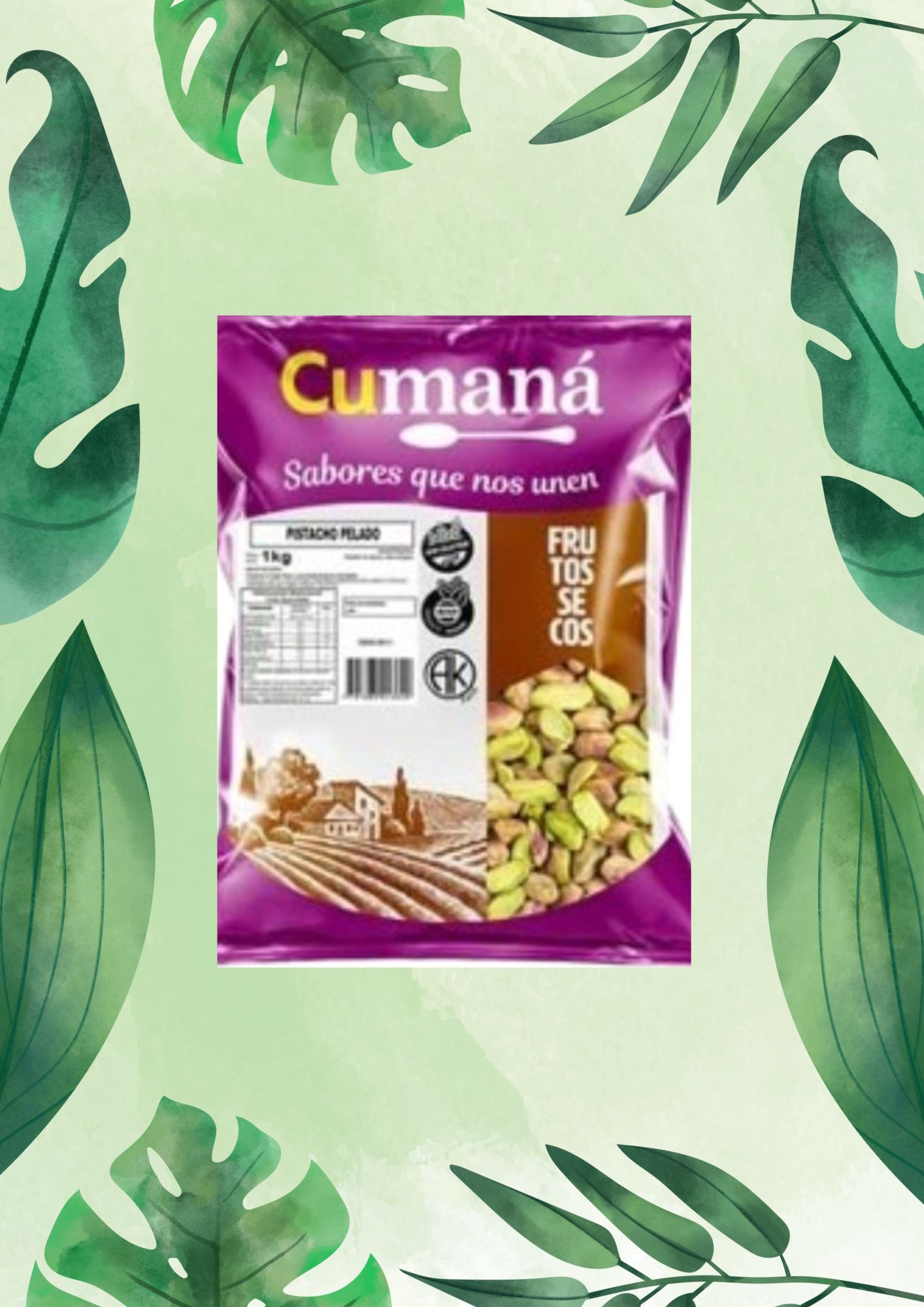 CUMANA PISTACHOS PELADOS 250 GRS