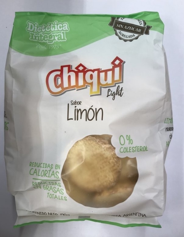 Diet Integral CHIQUI LIMON 190 grs