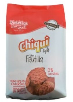 DIET INTEGRAL CHIQUI FRUTILLA 190 GRS